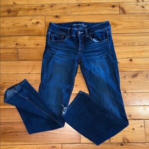 American Eagle Outfitters Dark Blue Slim Boot Jeans